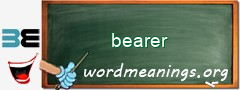 WordMeaning blackboard for bearer